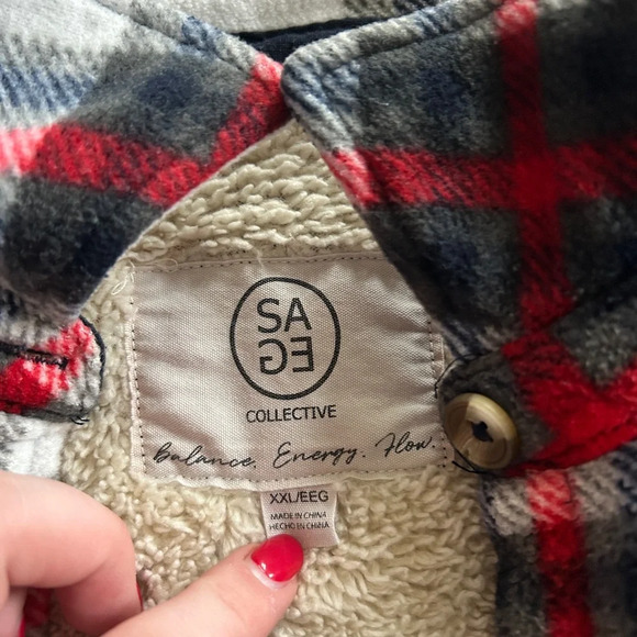 Plaid lined jacket - Picture 3 of 7